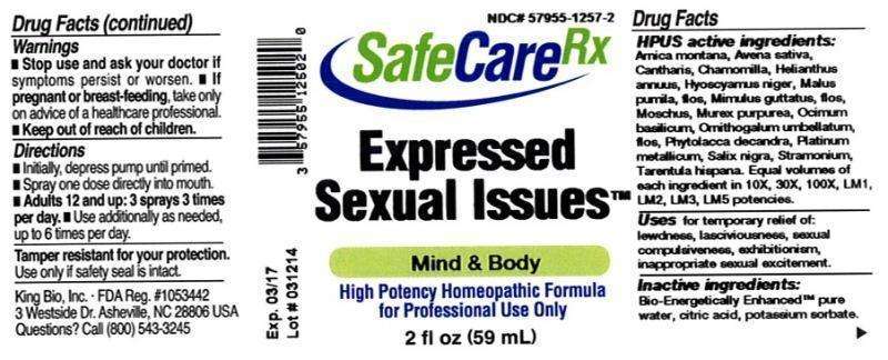 Expressed Sexual Issues